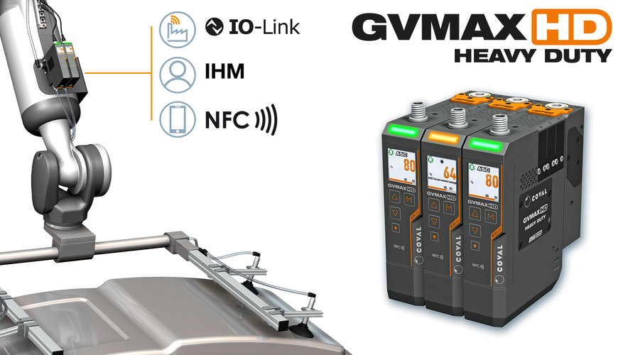 Coval GVMAX HD：适用于不同行业的多功能真空发生器